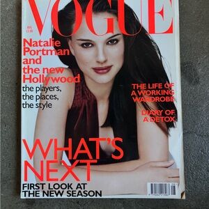 Vogue UK August 1999 | Natalie Portman Cover |